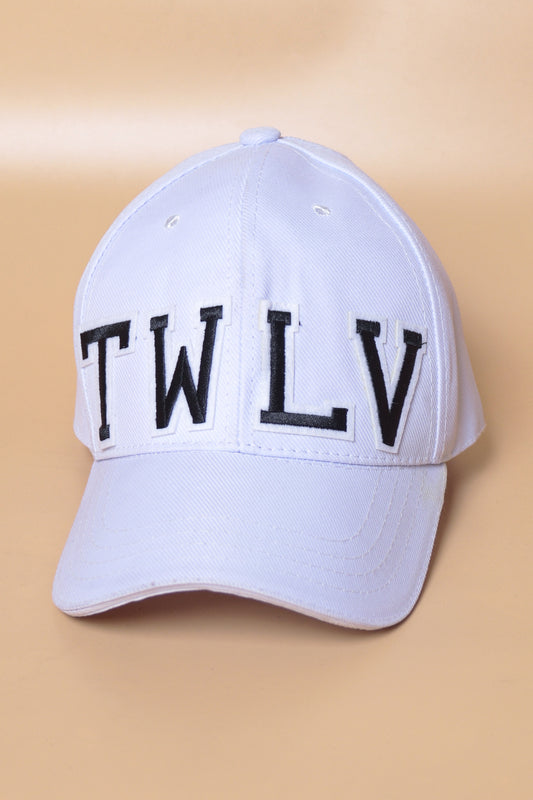 TWLV White P Cap