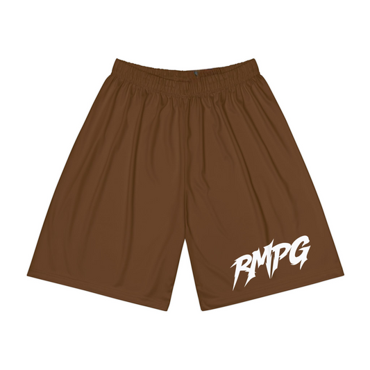 Men's Workout Dark Brown Shorts