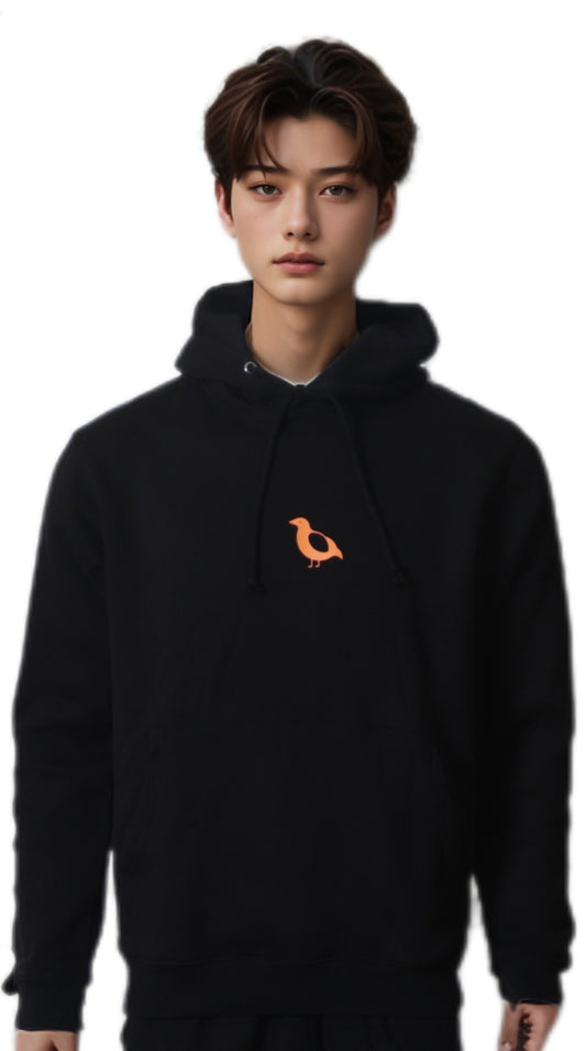 Black Pull Over Hoodie