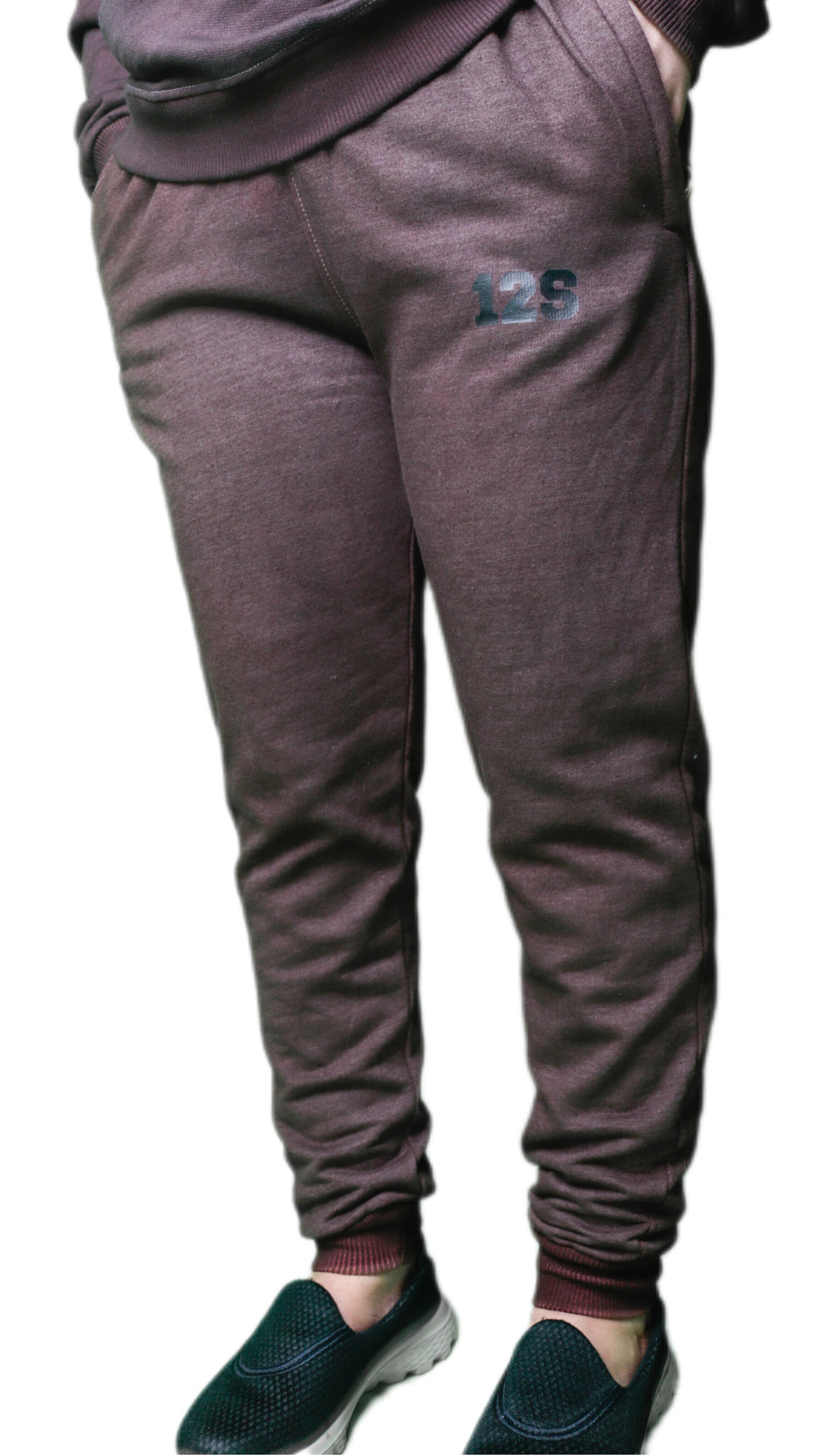 Unisex Dark Brown Sweat Pants