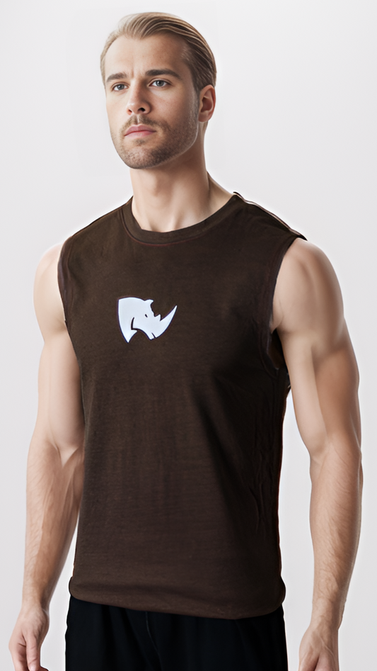 Rampage Dark Brown Tank Top