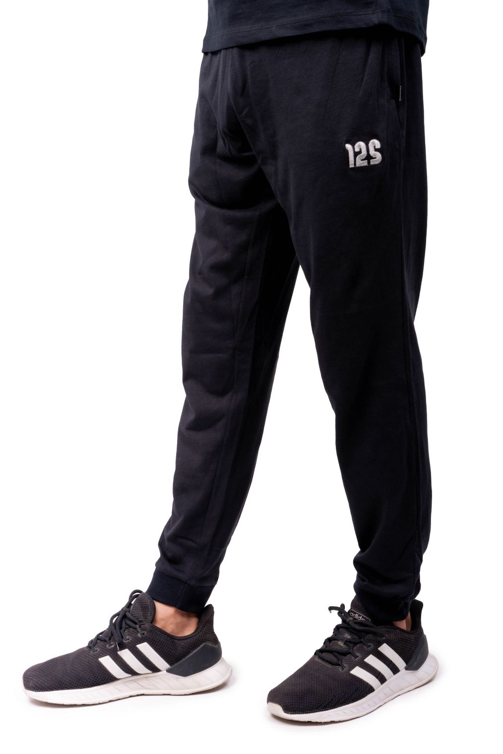 12 Stripes Black Trouser