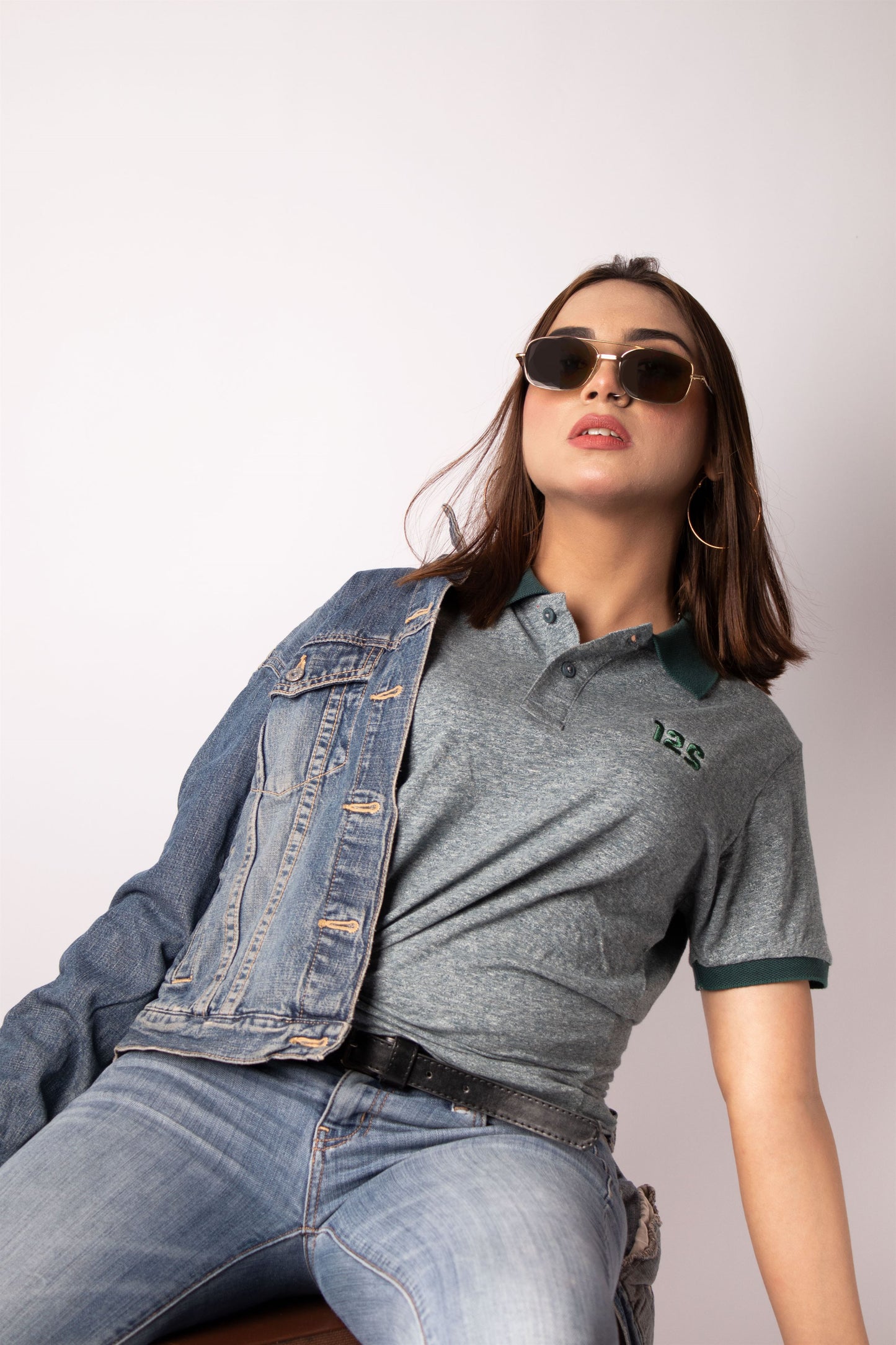 Sea Green Polo Shirt Unisex