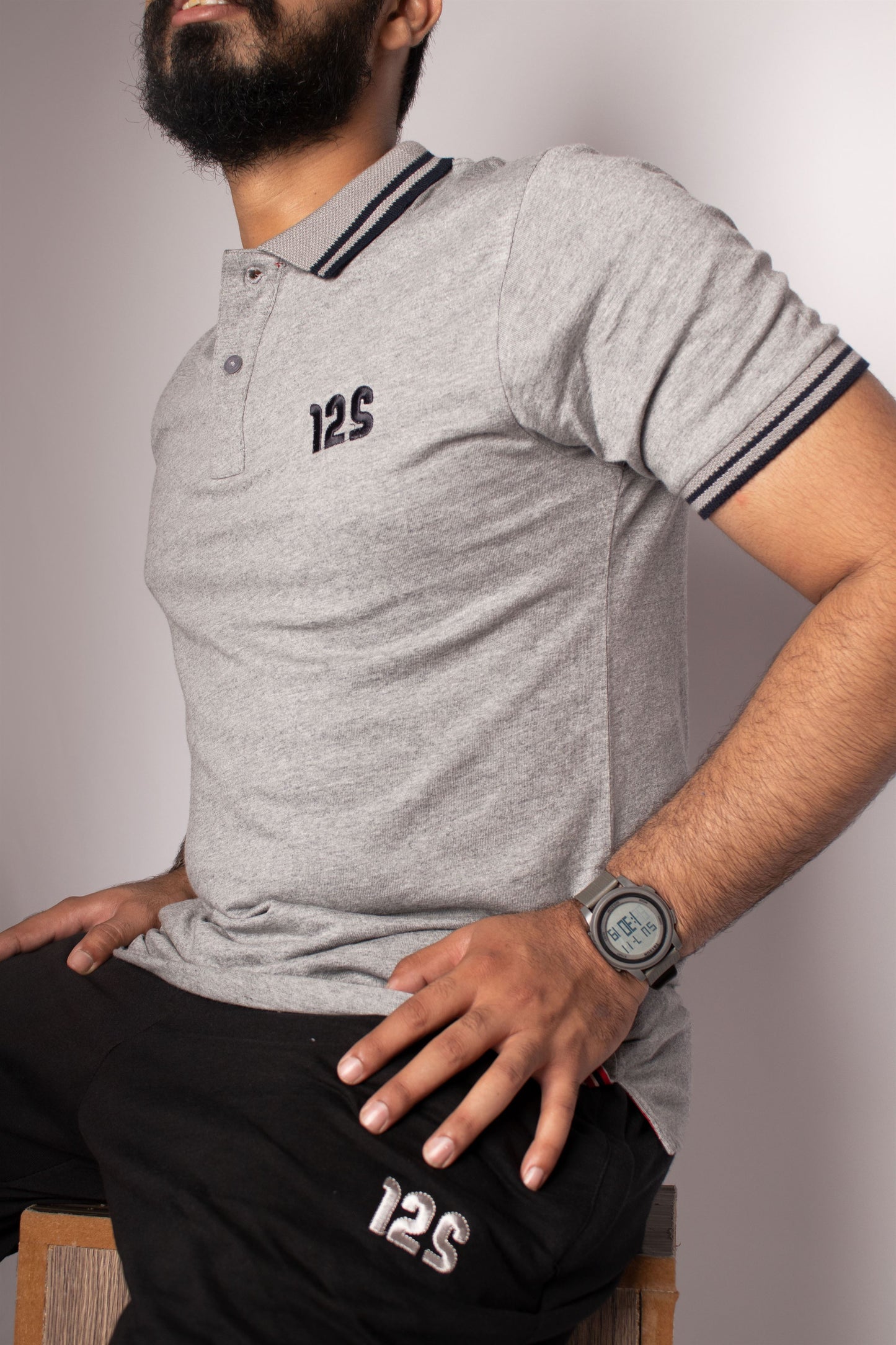 Light Grey Polo Shirt Unisex