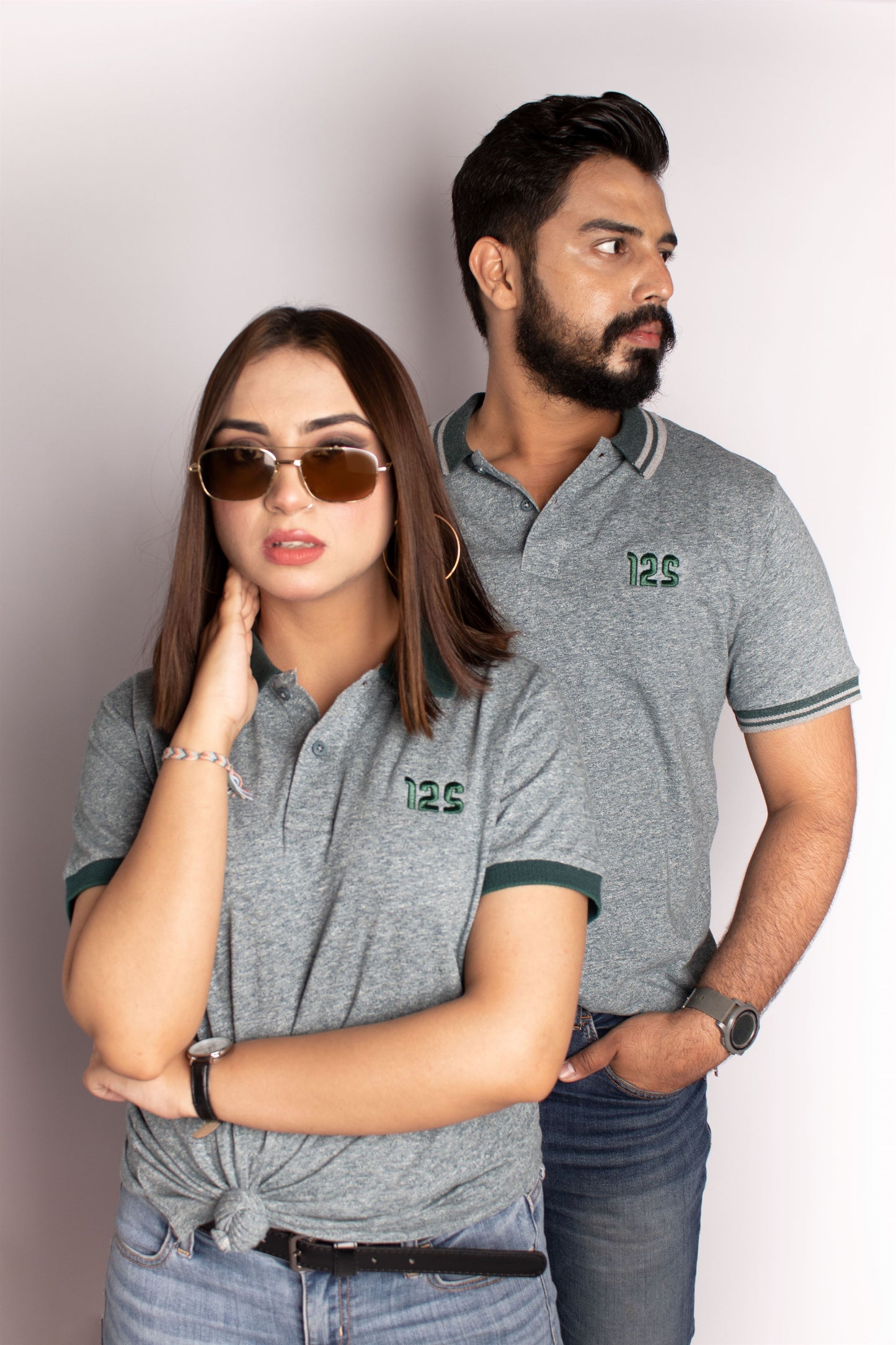 Sea Green Polo Shirt Unisex